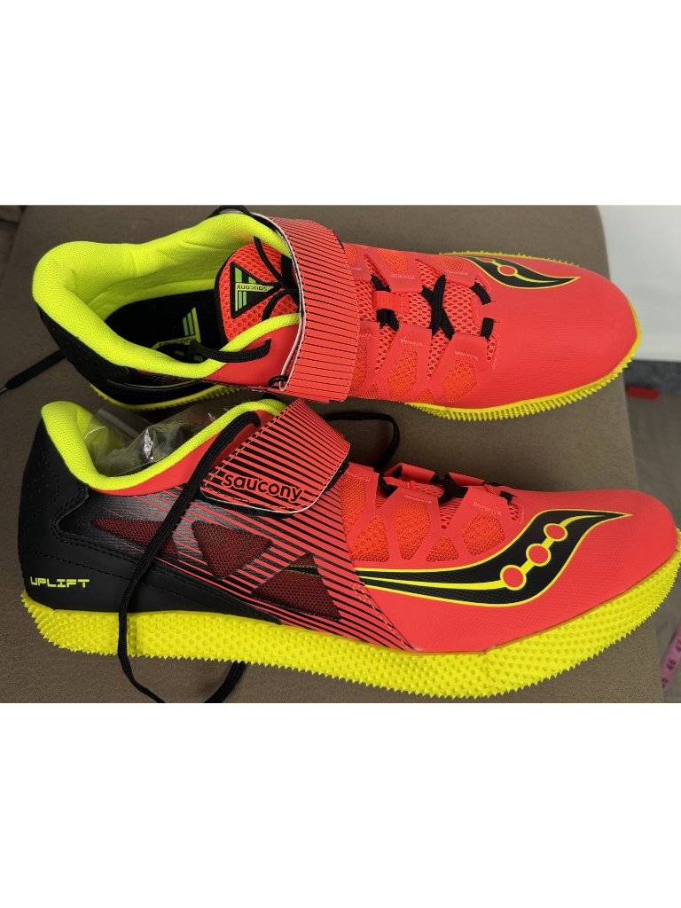 Saucony Men’s Sz 13 Racing Uplift Hj2 Vizired Citron Track Cleats